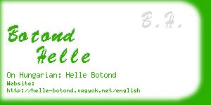 botond helle business card